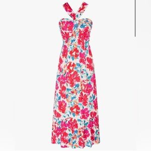 Grace Karin Floral Maxi Dress - Pink and Blue NWT